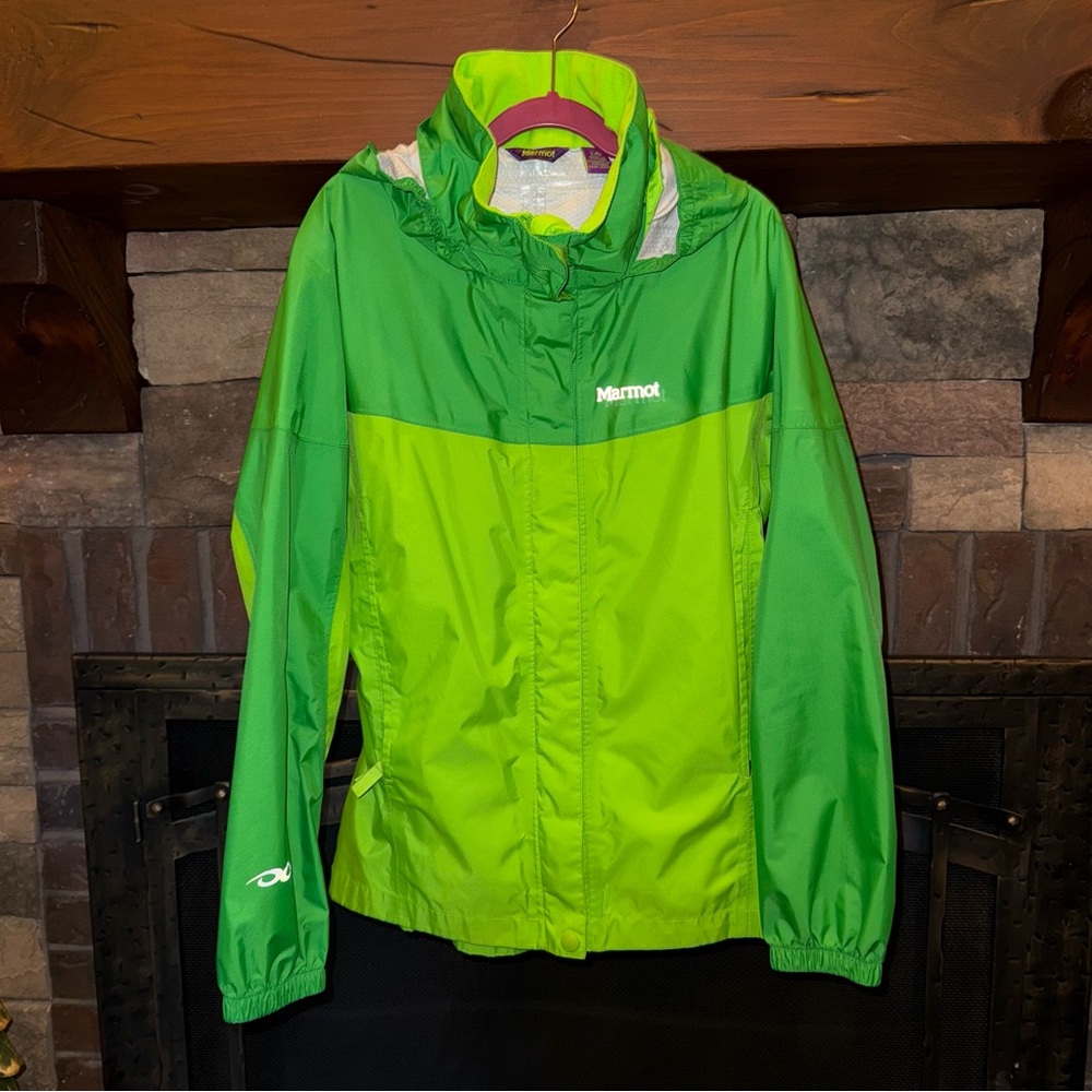 Marmot Green Rain Jacket
